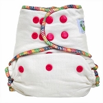 Sweet Pea Bamboo/Cotton Fitted Diaper